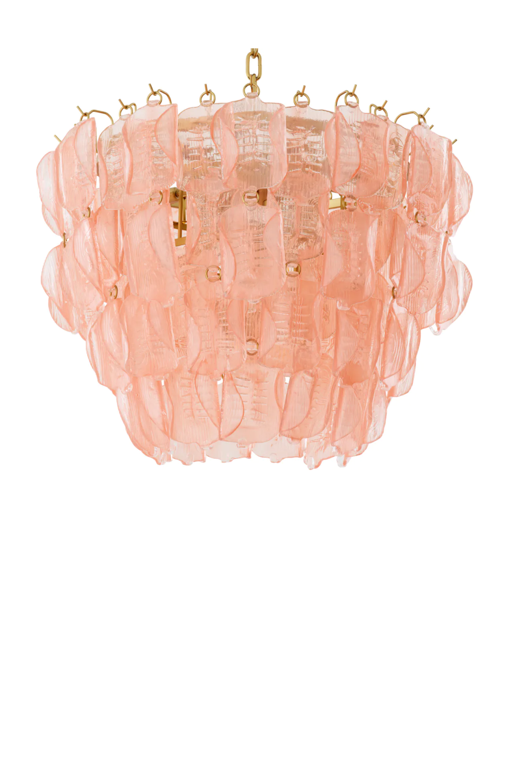Solange Tiered Handmade Glass Chandelier