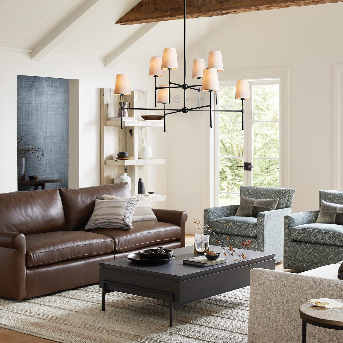 Ehodes 2-Tier Round Chandelier