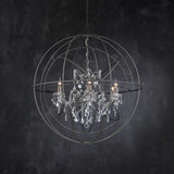 Gyro Crystal Double Chandelier Natural