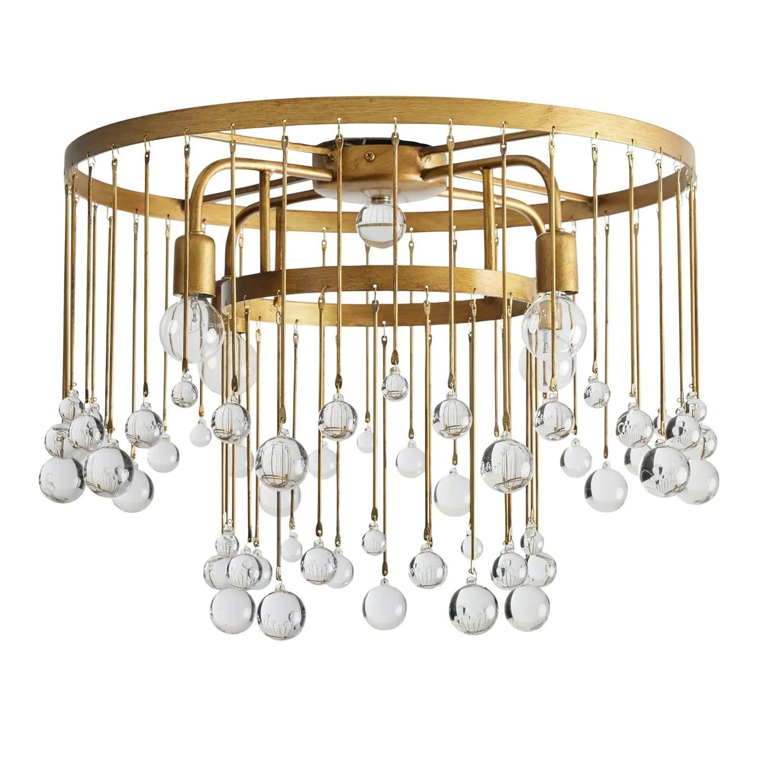 Aubrey Crystal Ball Flushmount - Oasislives