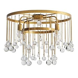 Aubrey Crystal Ball Flushmount - Oasislives