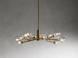 Modern Apolo Glass Round Chandelier