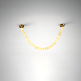 Alabaster Pearl Necklace Chandelier