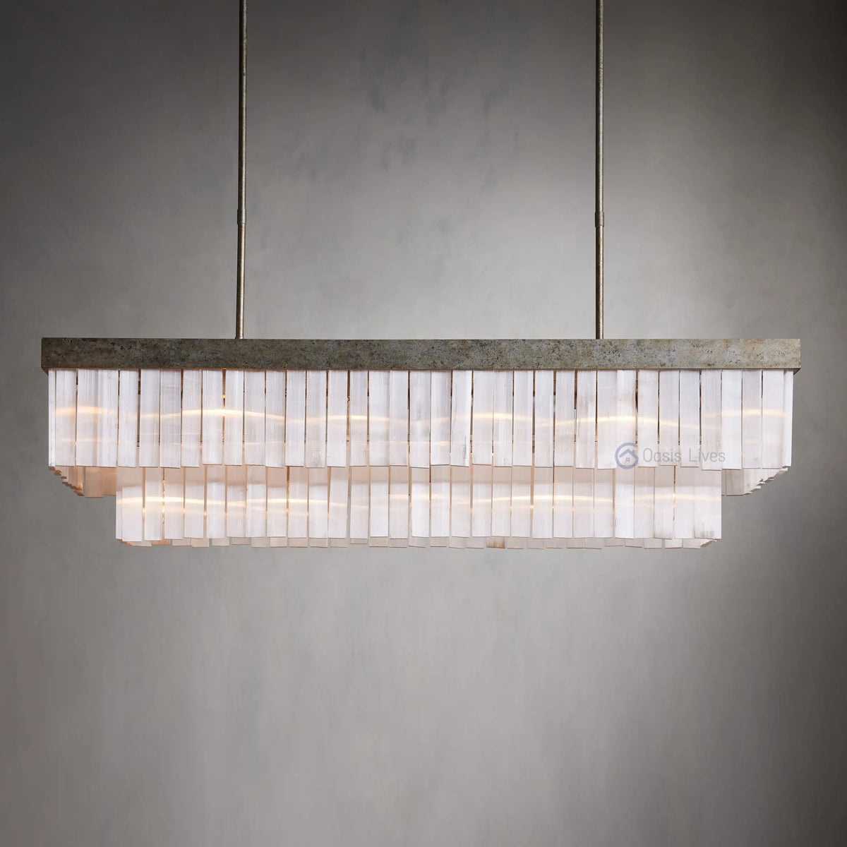 Carmen Rectangular Chandelier 49" 59" - Oasislives