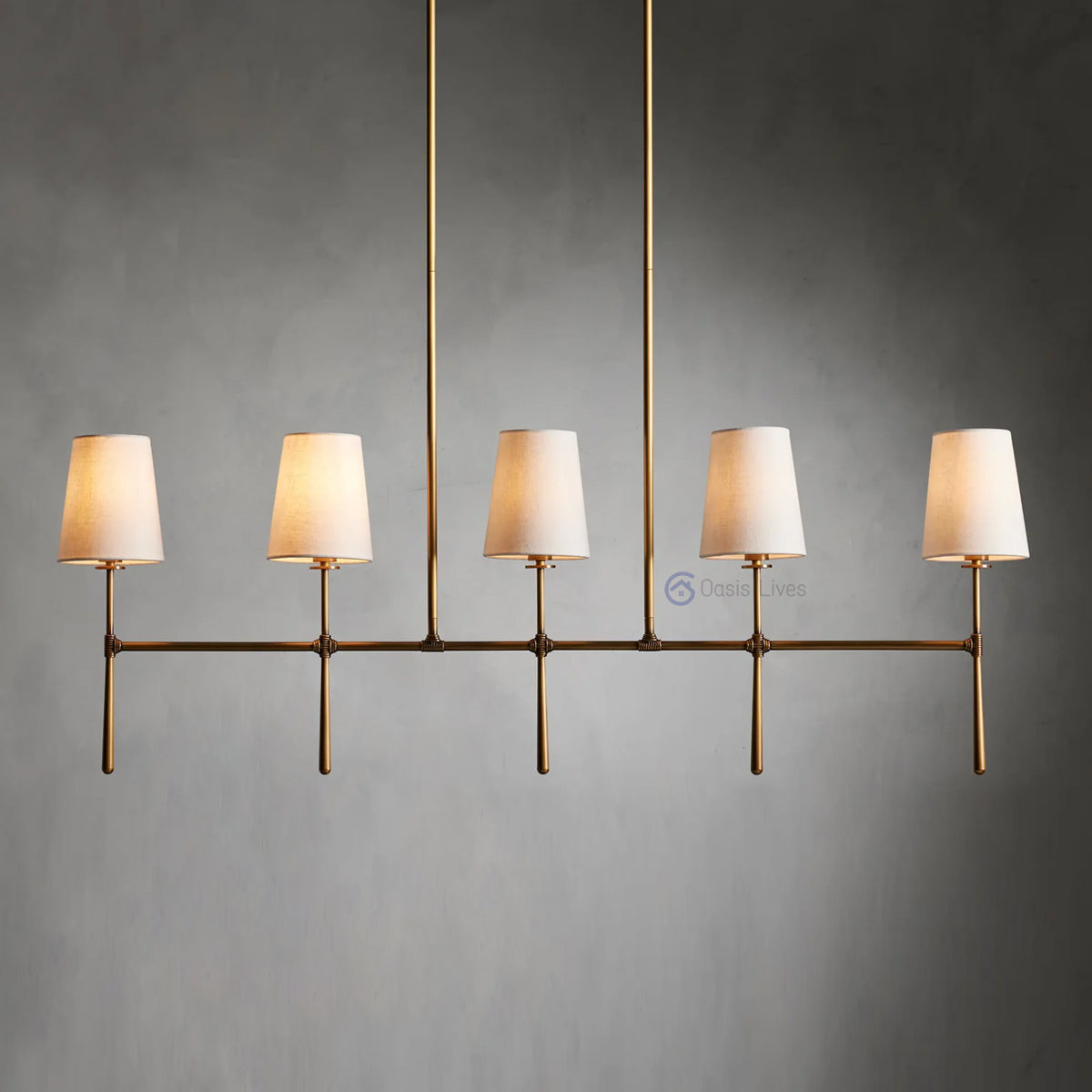 Ehodes Linear Chandelier - Oasislives