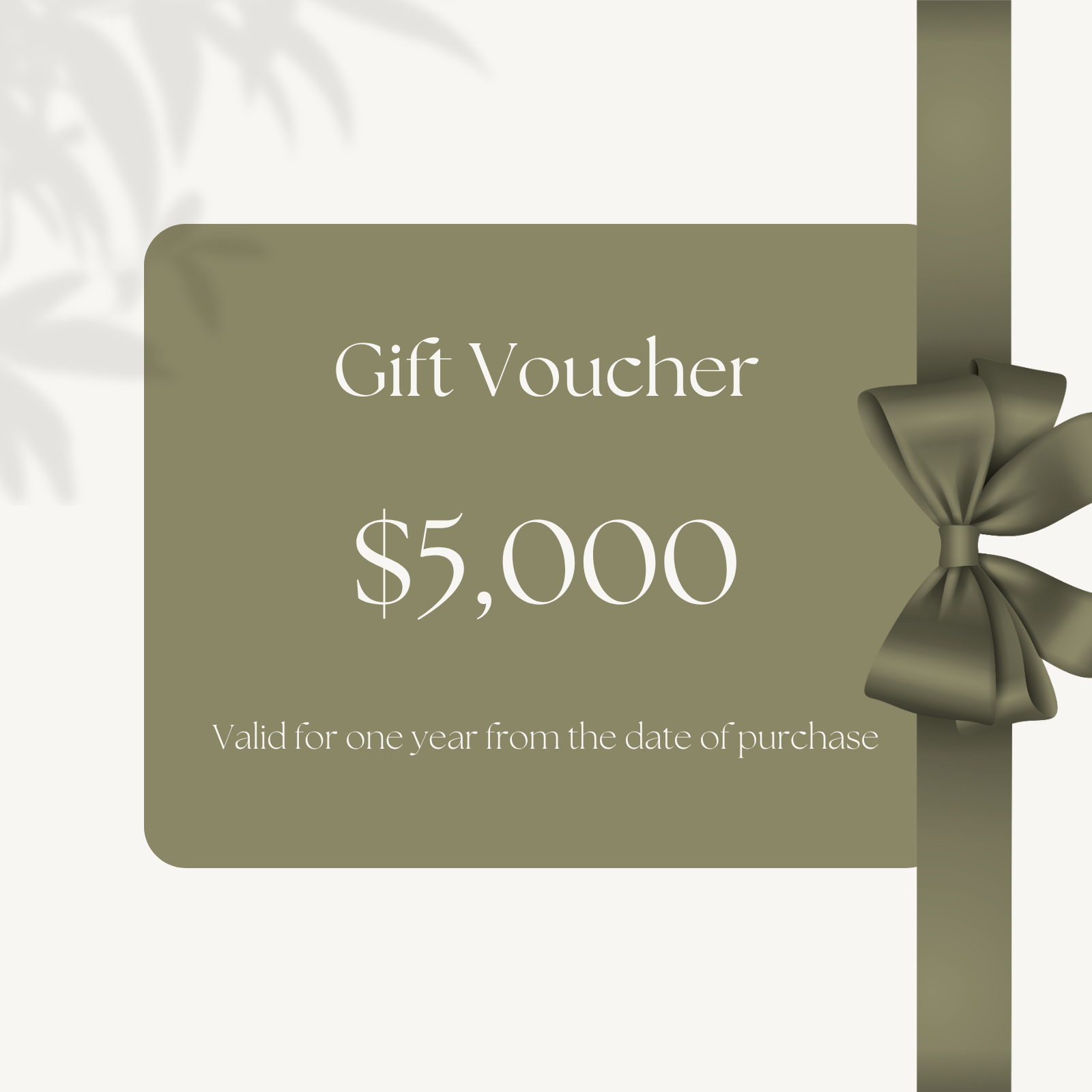 2025 Shopping Credit