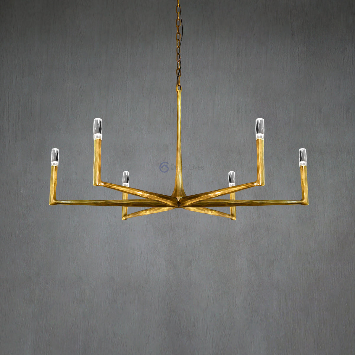 Thaddeus Round Chandelier 48"