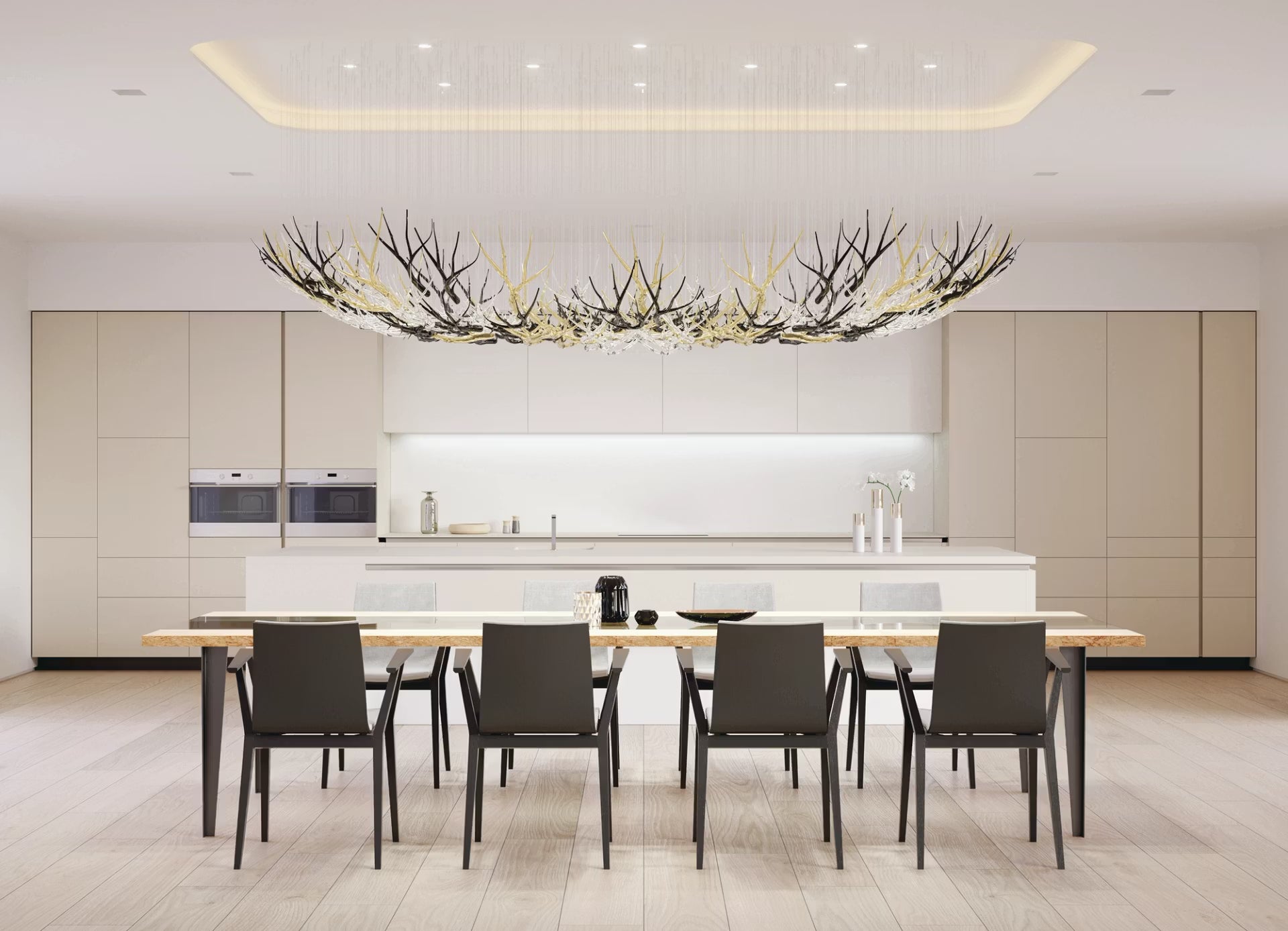 Antlers Bespoke Commercial Chandelier