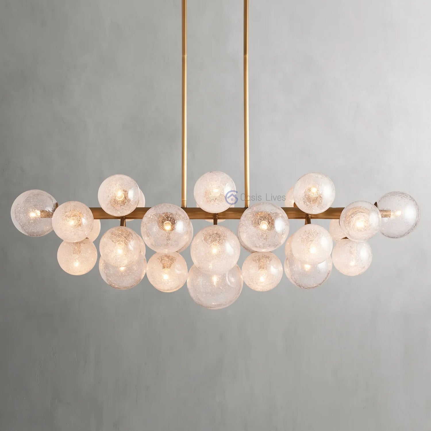Maya Bubble Linear Chandelier