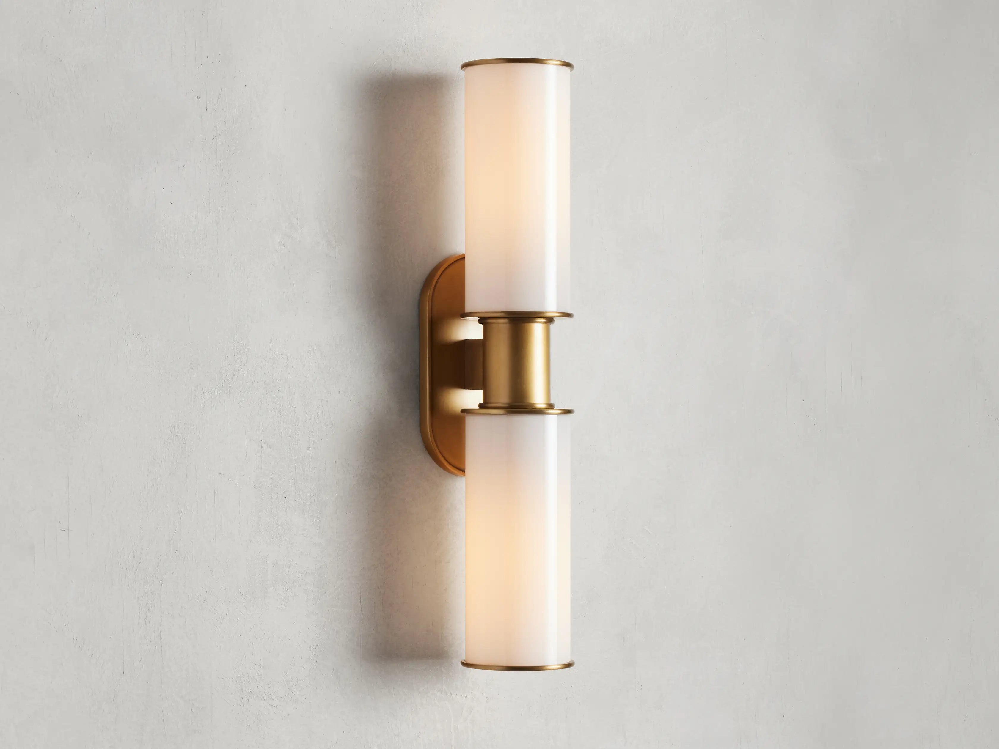 Harlin Double Sconce in Milk