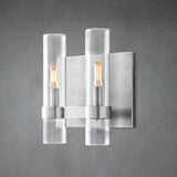 Ravel Modern Fashion Glass Double Sconce - Oasislives