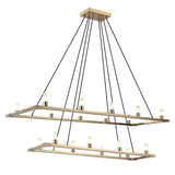 Maurer 2-Tier Rectangular Chandelier