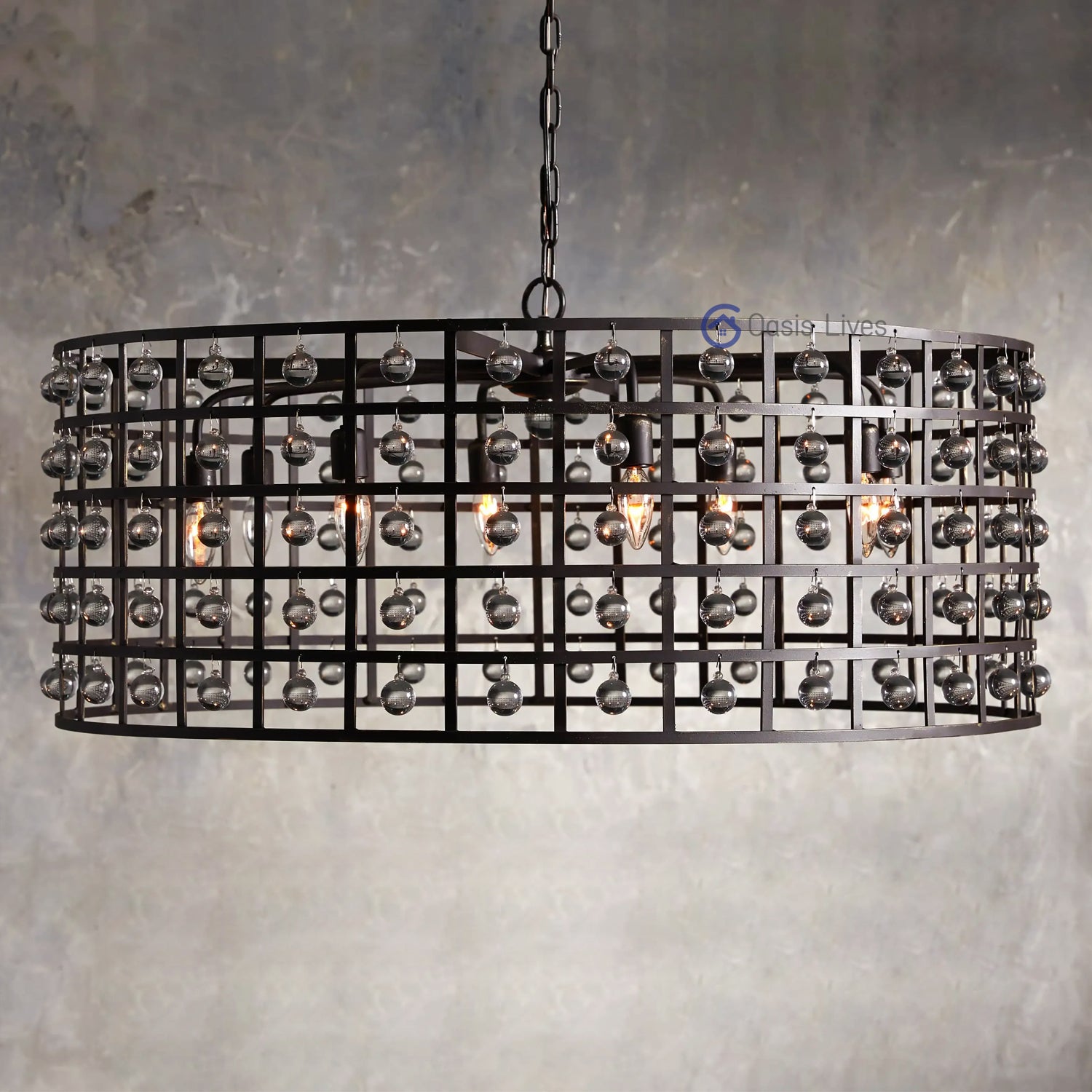 La Catigo Round Chandelier - Oasislives