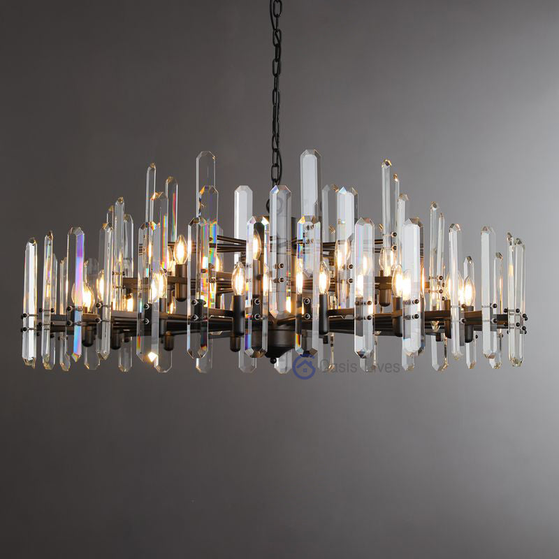 Bonning Prism Round Chandelier 48"