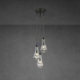 Raindrop Rod Chandelier 8"
