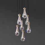 Modern Raindrop Chandelier Round / Rectangluar For Living Room Dinning Room