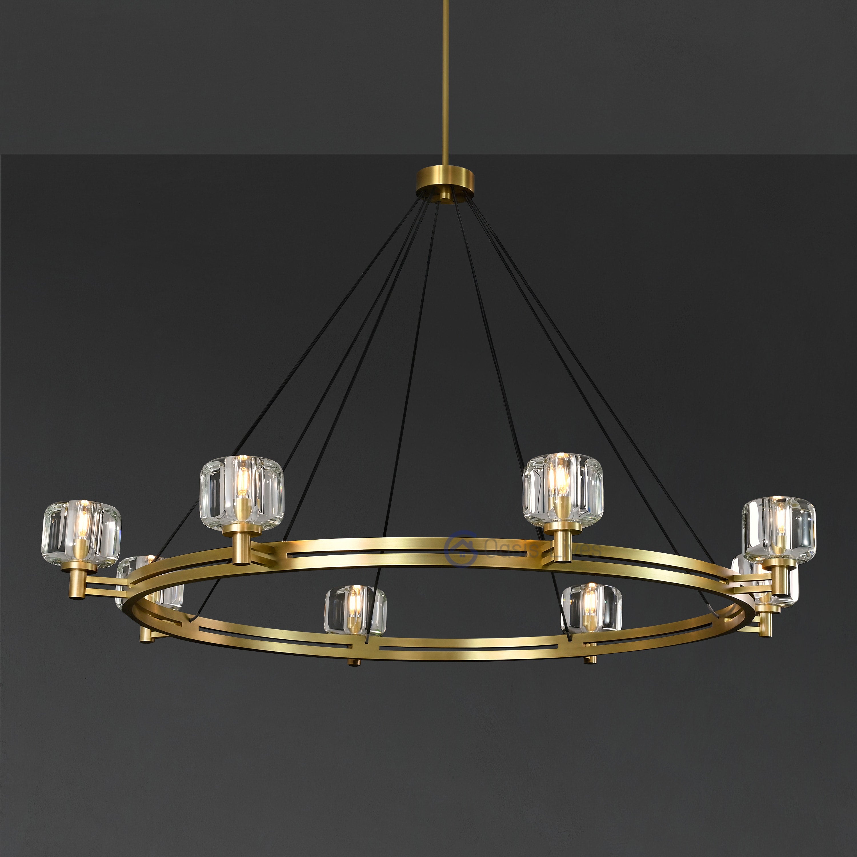 Demaret Round Chandelier 60"