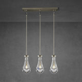 Raindrops Rectangular Chandelier 22"（ rod）