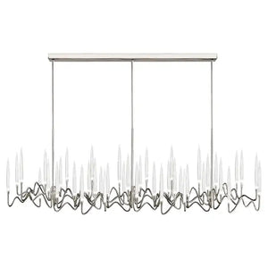 Pezzo Crystal Long Chandelier L78'' 59''  40''