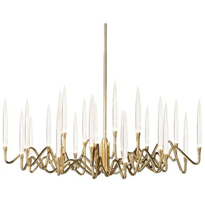 Pezzo Crystal Round Chandelier D33'' 59''  40''