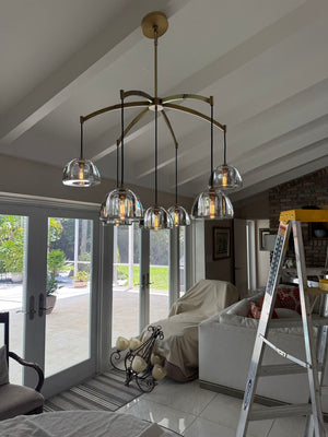 Hemisphere Glass luxury Chandelier - Oasislives