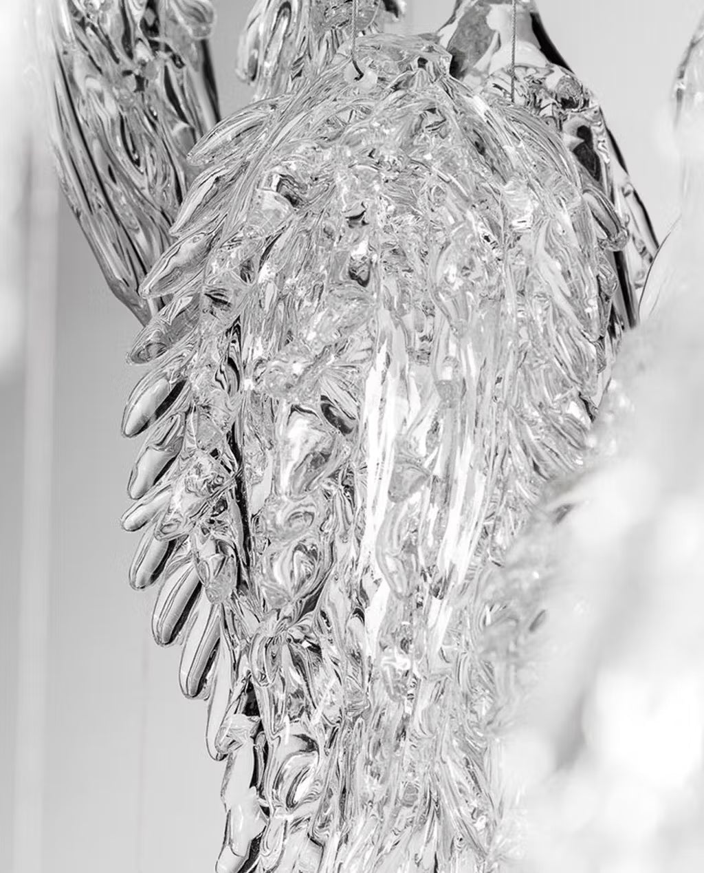 Frosty Leaves Customised Commercial Chandelier