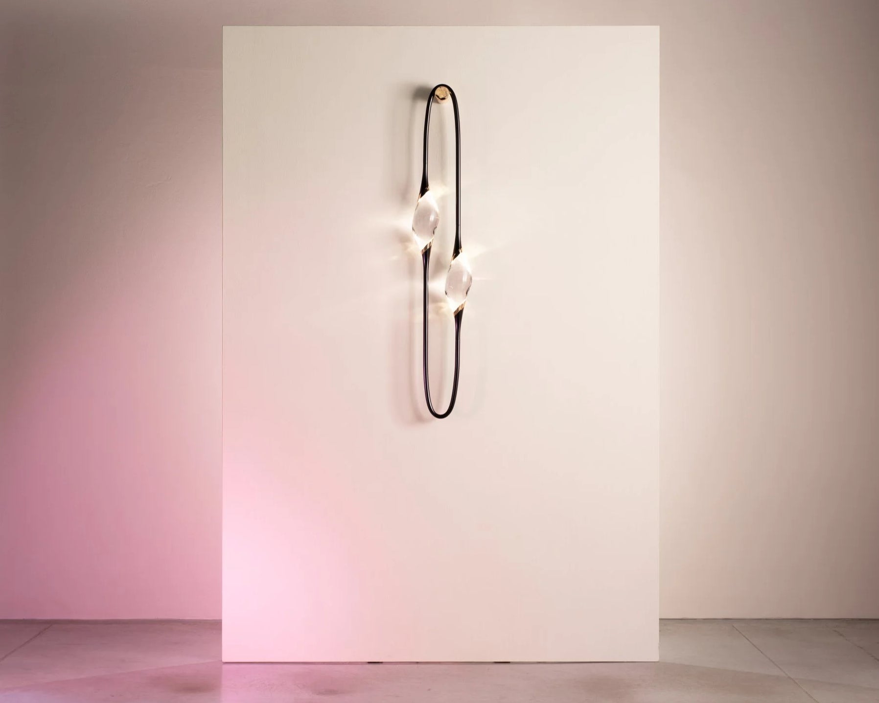 Pezzo 12 Wall Sconce with crystals