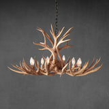 Natural Antler Chandelier 36"