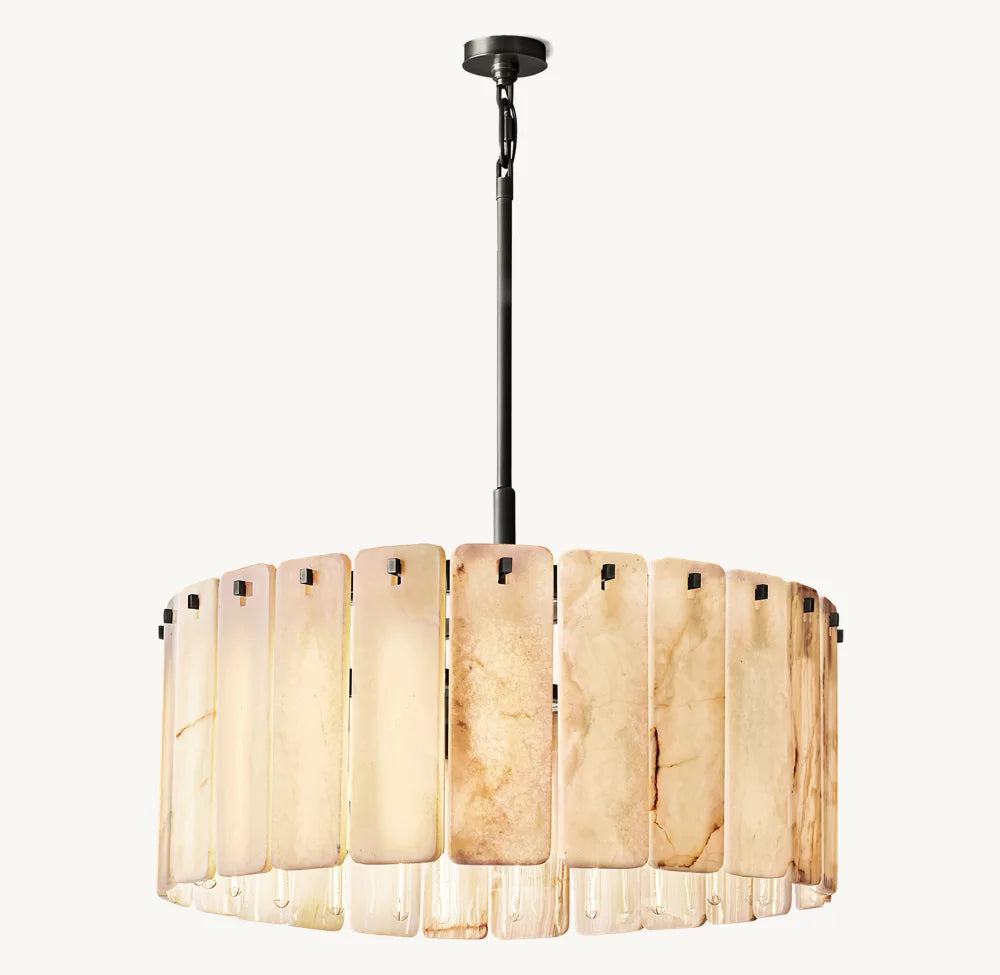 Camette Onyx Round/Rectangular Chandelier