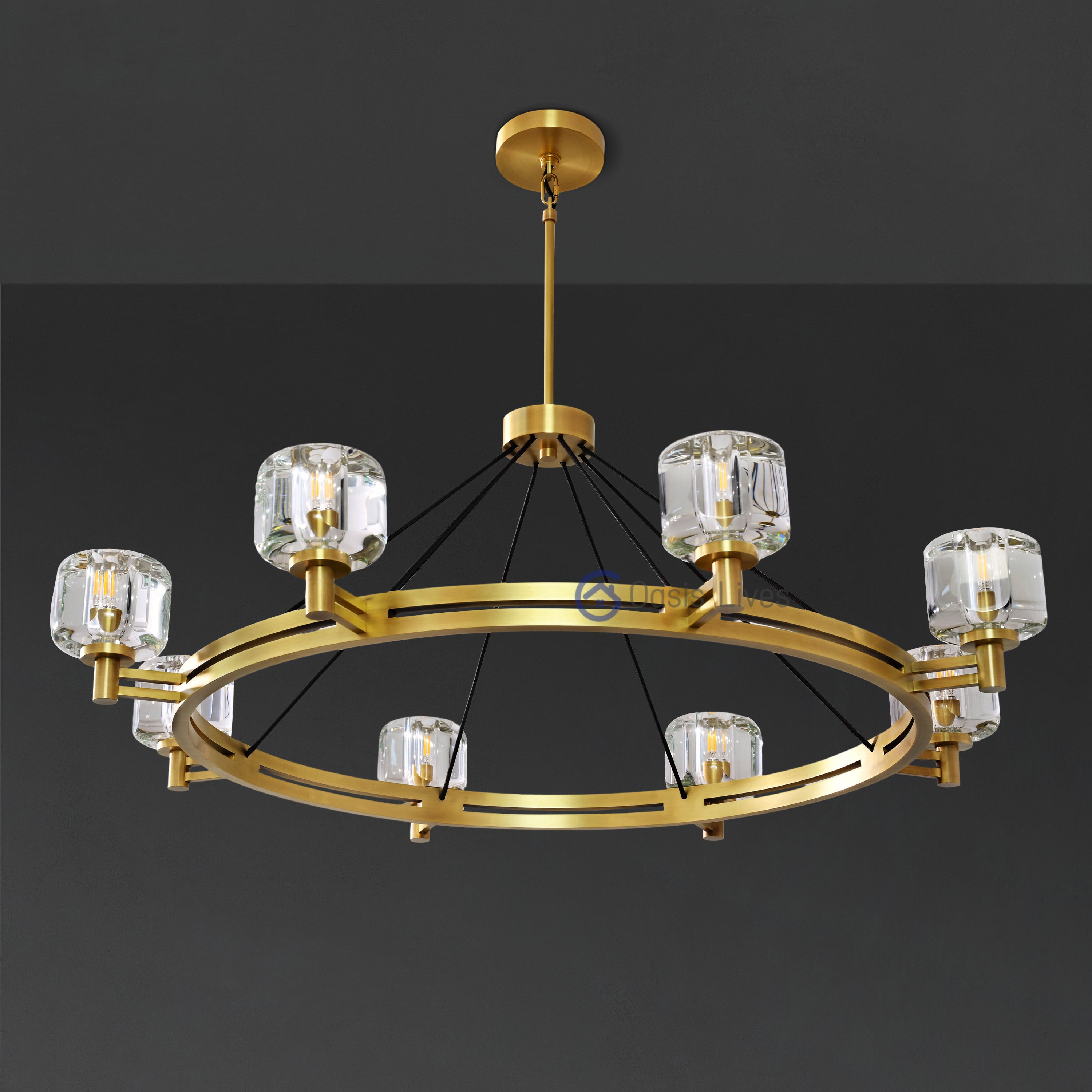 Demaret Round Chandelier 48"