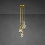 Raindrop Rod Chandelier 8"