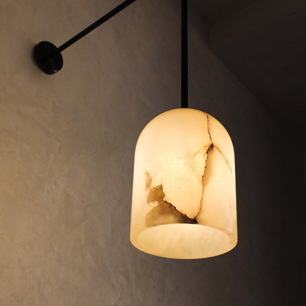 Contain Belfry Arm Custom Alabaster Pendant