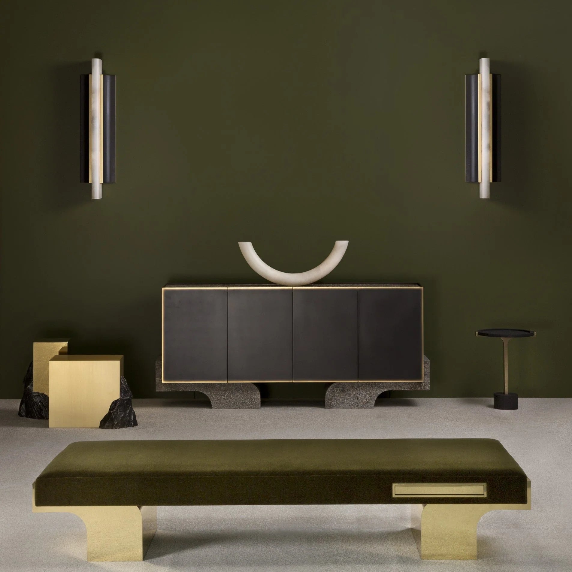 Timide Alabaster Sconce