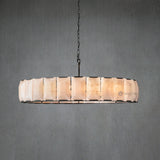Harlow Calcite Round Chandelier 60"