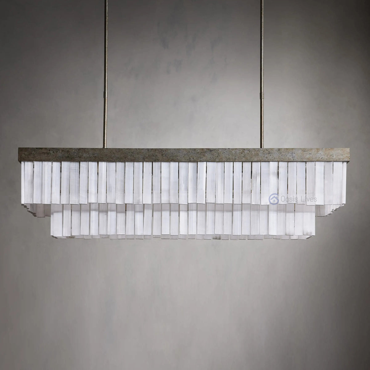 Carmen Rectangular Chandelier 49" 59" - Oasislives