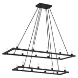 Maurer 2-Tier Rectangular Chandelier