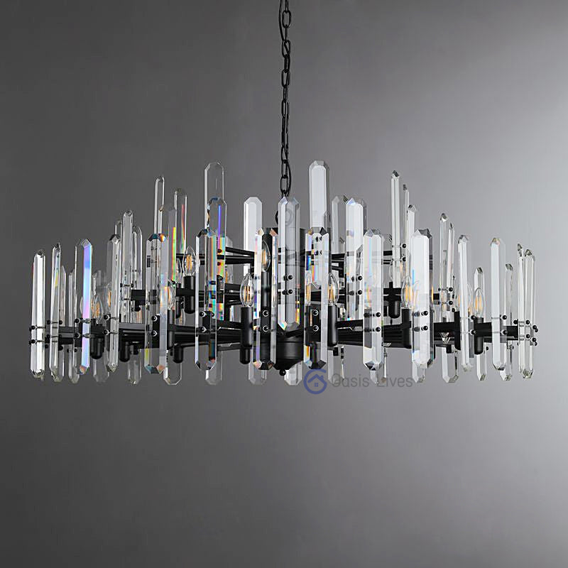 Bonning Prism Round Chandelier 48"