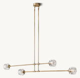 Demarety Mobile Linear Chandelier 72"