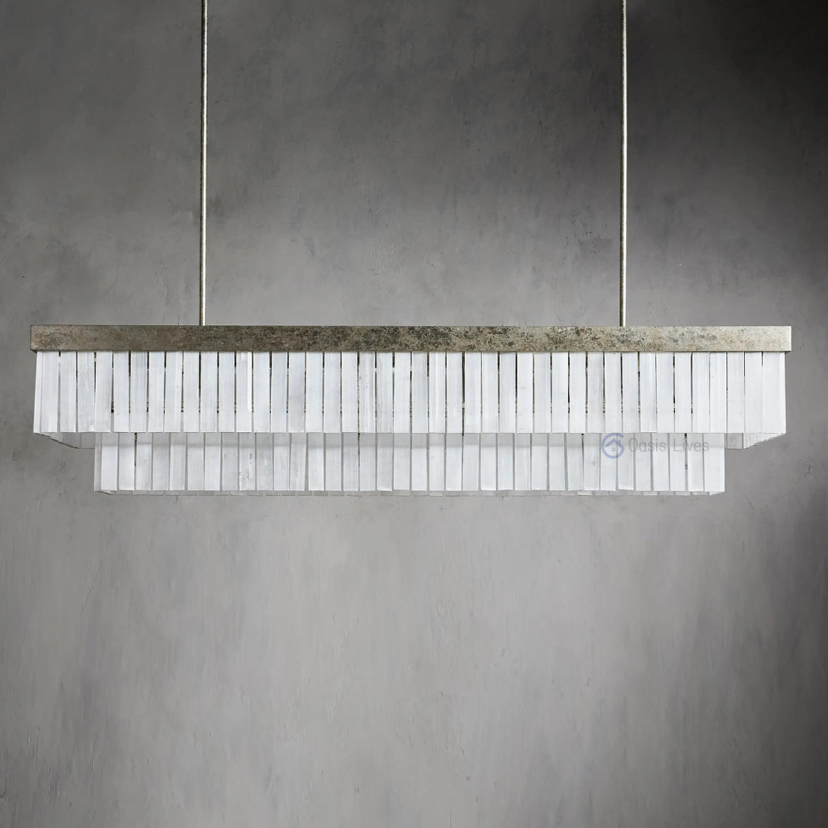 Carmen Rectangular Chandelier 49" 59" - Oasislives