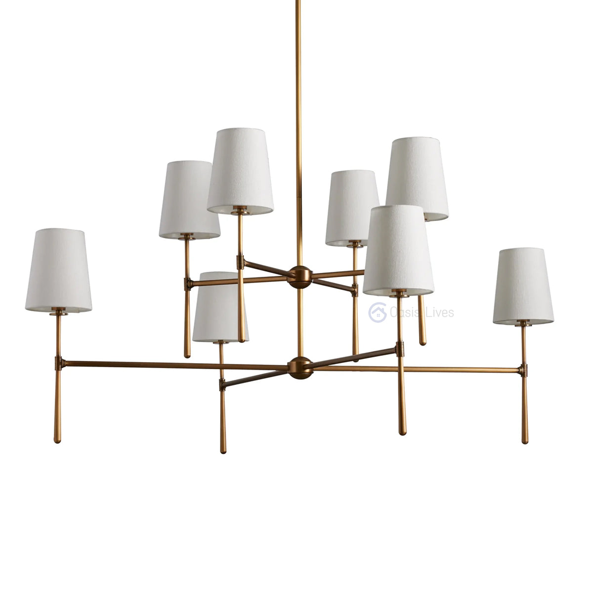 Ehodes 2-Tier Round Chandelier - Oasislives