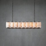 Harlow Calcite Rectangular Chandelier 62"