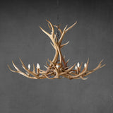 Natural Antler Chandelier 60"