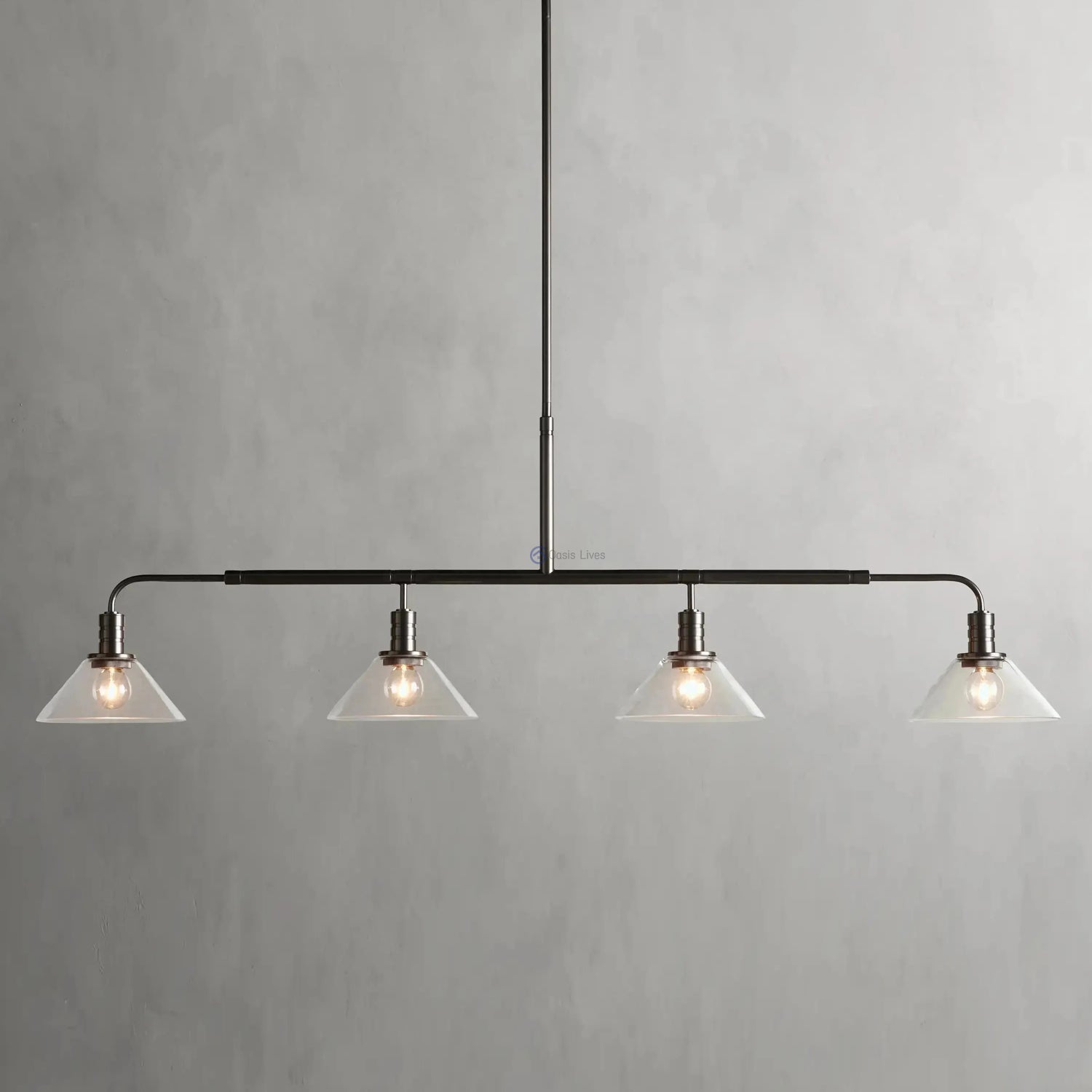 Theriond Cone Cluster Linear Chandelier