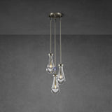 Raindrop Rod Chandelier 8"