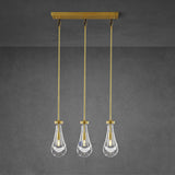 Raindrops Rectangular Chandelier 22"（ rod）