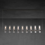 Ravel Modern Fashion Glass Linear Chandelier 71''
