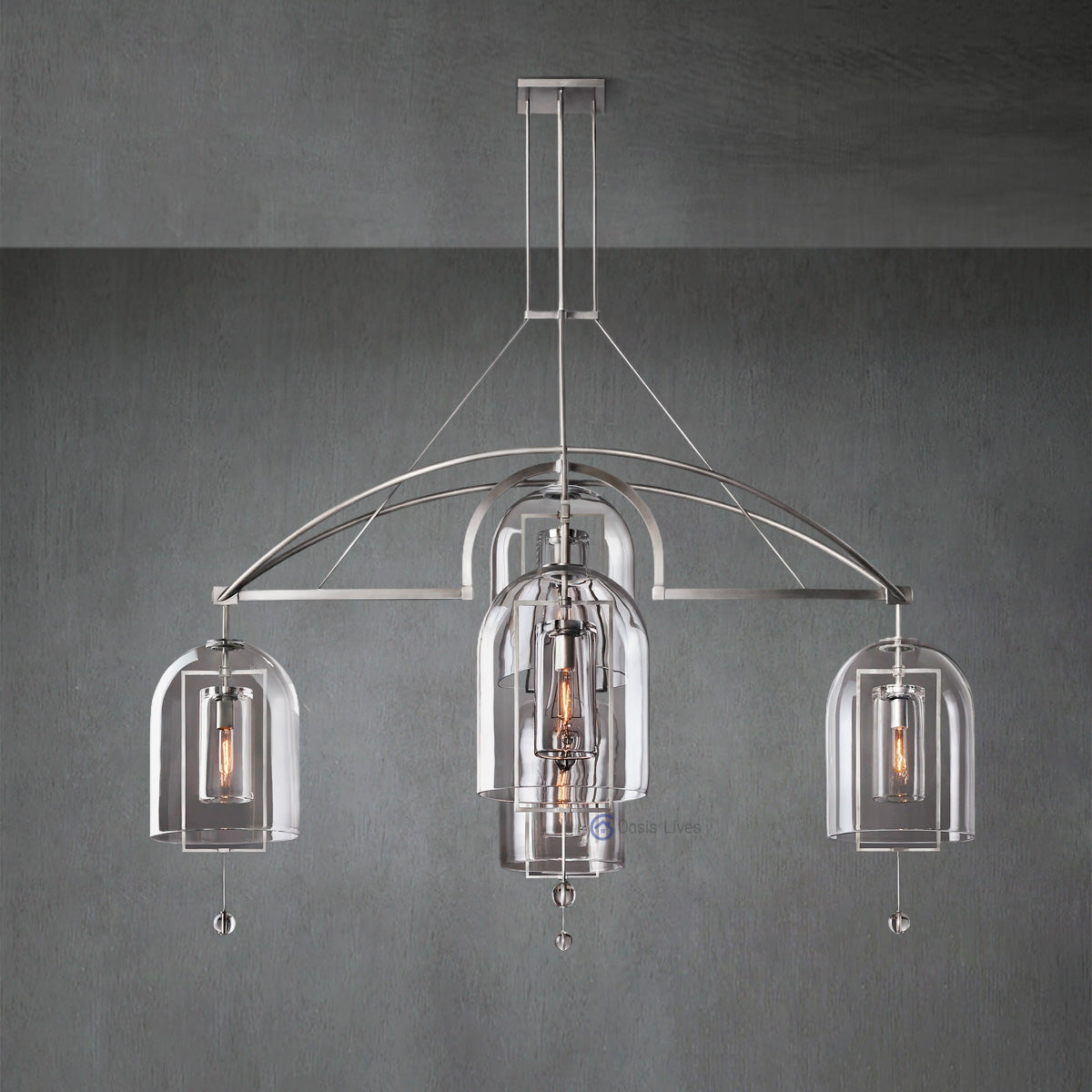Fulcrum Round Grand Chandelier 73"