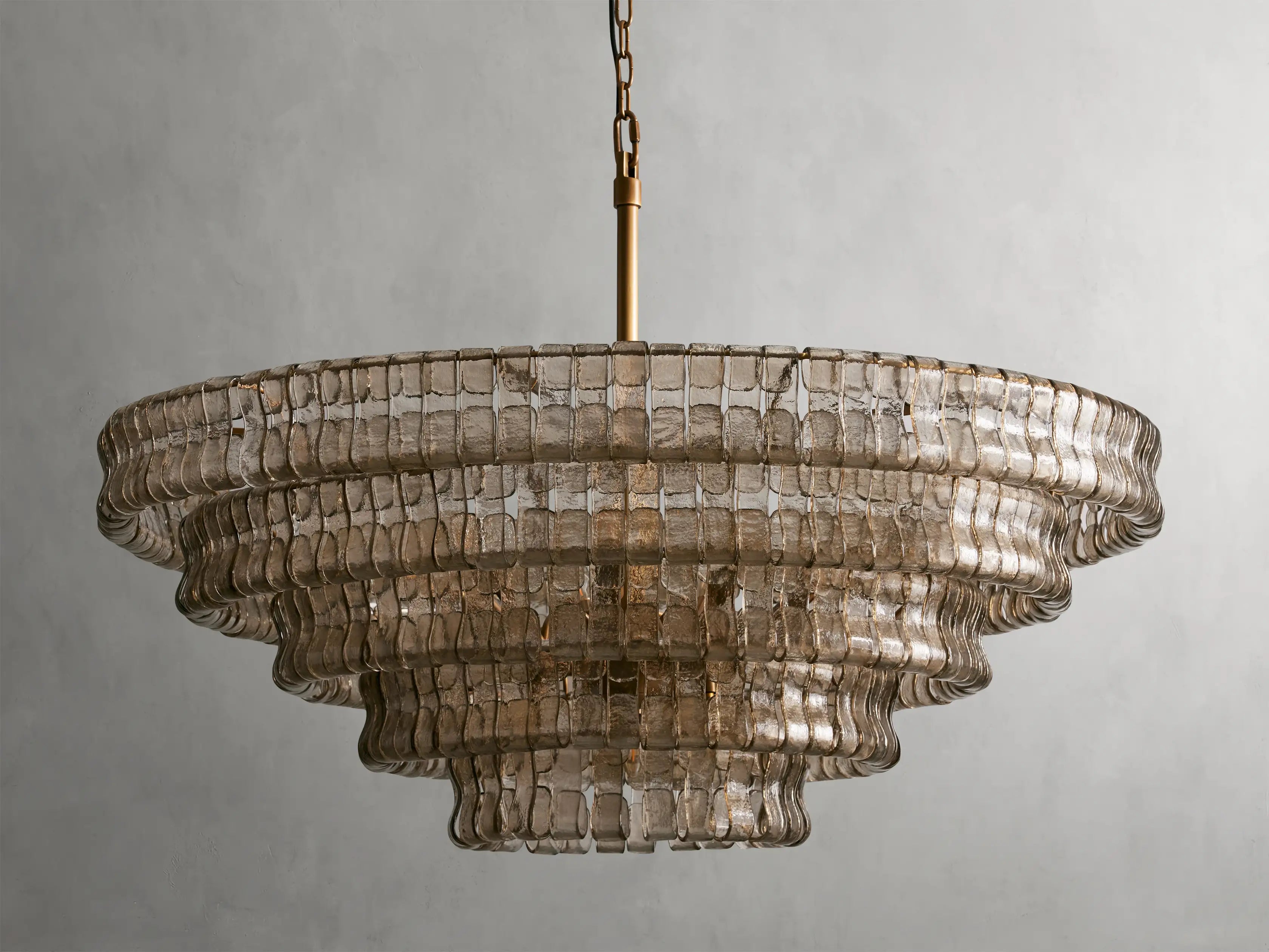 Amor 4-Tier Glass Round Chandelier 36" - Oasislives