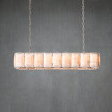 Harlow Calcite Rectangular Chandelier 62"