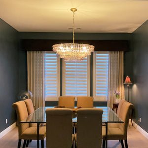 Amor Glass Round Chandelier 36" 48" - Oasislives